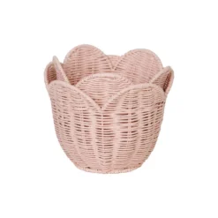 Olli Ella | Rattan Lily Basket Set Of 2 -MILKTOOTH Sales Olli Ella Rattan Lily Basket Set 7