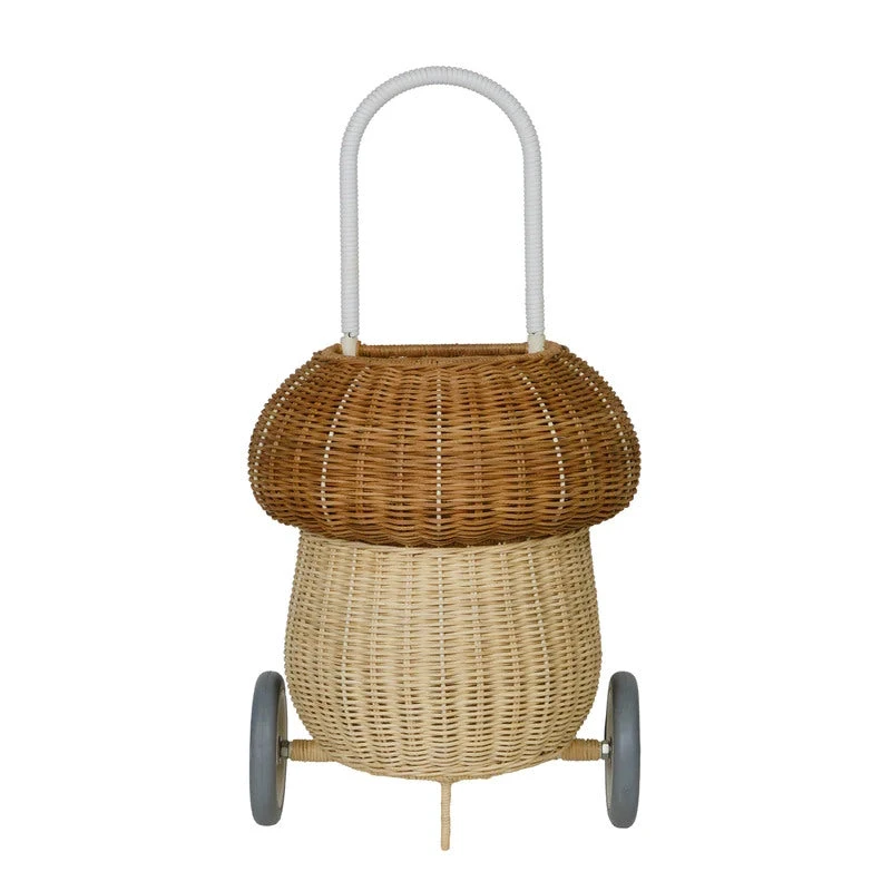 Olli Ella | Rattan Mushroom Luggy Basket Natural 3 Olli Ella | Rattan Mushroom Luggy Basket Natural