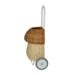 Olli Ella | Rattan Mushroom Luggy Basket Natural 13 Olli Ella | Rattan Mushroom Luggy Basket Natural -MILKTOOTH Sales Olli Ella Rattan Mushroom Luggy Natural 5