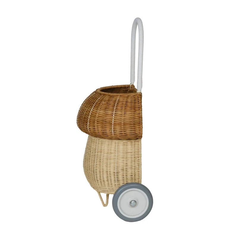 Olli Ella | Rattan Mushroom Luggy Basket Natural 7 Olli Ella | Rattan Mushroom Luggy Basket Natural - Image 5