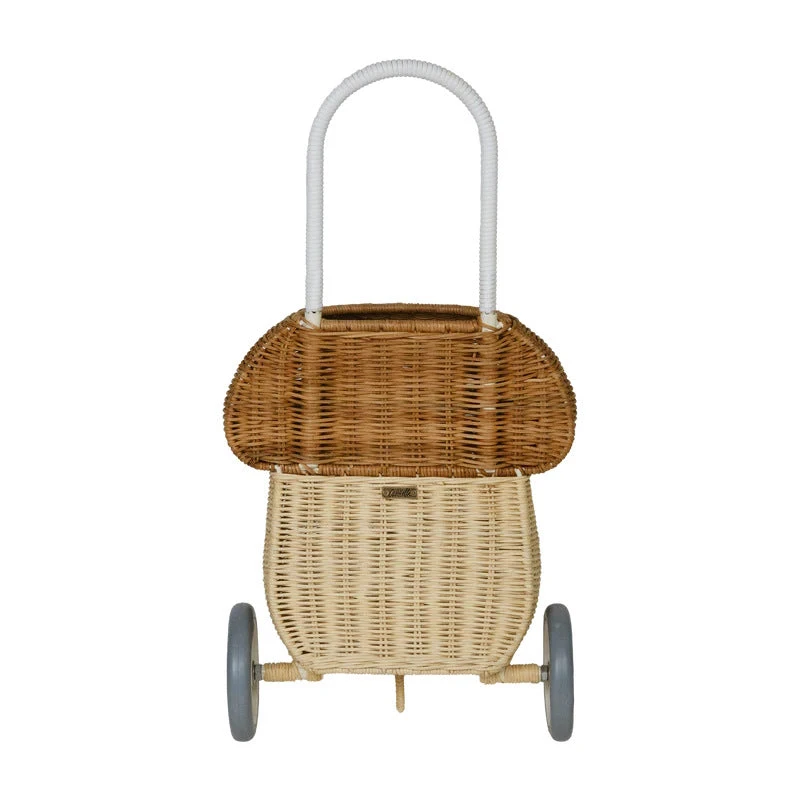 Olli Ella | Rattan Mushroom Luggy Basket Natural 9 Olli Ella | Rattan Mushroom Luggy Basket Natural - Image 7