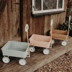 Olli Ella | Rattan Wonder Wagon | Natural -MILKTOOTH Sales Olli Ella Rattan Wonder Wagon natural 4