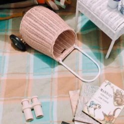 Olli Ella | Luggy Basket | Rose -MILKTOOTH Sales Olli Ella Rose Pink Luggy Basket