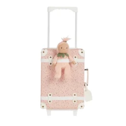 Olli Ella | See-Ya Suitcase | Pink Daisies -MILKTOOTH Sales Olli Ella See Ya Suitcase Pink Daisies 5