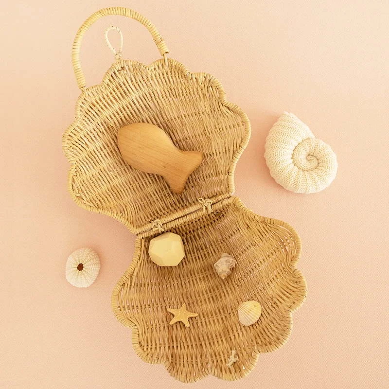 Olli Ella | Shell Bag | Straw 4 Olli Ella | Shell Bag | Straw - Image 2