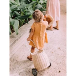 Olli Ella | Luggy Basket | Straw -MILKTOOTH Sales Olli Ella Straw Luggy Basket 3