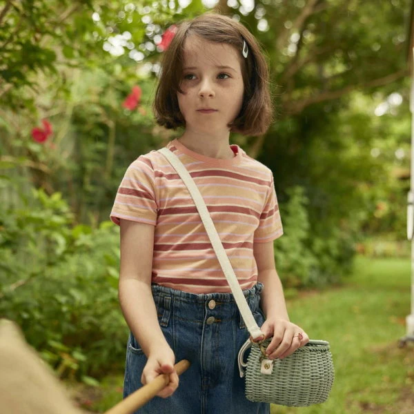 Olli Ella | Minichari Bag | Vintage Blue 9 Olli Ella | Minichari Bag | Vintage Blue - Image 7