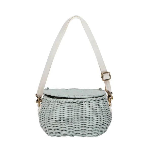 Olli Ella | Minichari Bag | Vintage Blue 3 Olli Ella | Minichari Bag | Vintage Blue