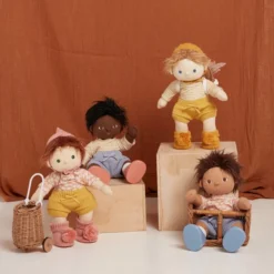 Olli Ella | Dinkum Doll Bring-Me Basket 18 Olli Ella | Dinkum Doll Bring-Me Basket -MILKTOOTH Sales OlliElla Dinkum Doll Bring Me Basket Snuggly Knit Dollychari