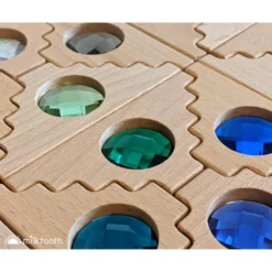 Papoose | Dutch Step Gables | 16 Gem Blocks In Tray -MILKTOOTH Sales Papoose Dutch Step Gables Cool Blocks 2 6a2ed964 85a9 4468 8265 be58b32c04ed