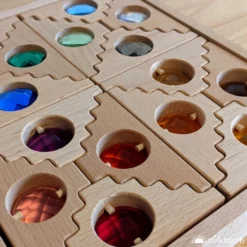 Papoose | Dutch Step Gables | 8 Cool Gem Blocks & 8 Warm Windows In Tray -MILKTOOTH Sales Papoose Dutch Step Gables Mix Cool Blocks Warm Windows 2