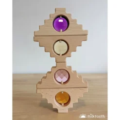 Papoose | Dutch Step Gables | 8 Cool Gem Blocks & 8 Warm Windows In Tray -MILKTOOTH Sales Papoose Dutch Step Gables Warm Windows 3 94a865ea 25d9 409b 99f7 90c8434031e0