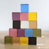 Papoose | Lucite Cubes 16 Earth Blocks With Tray -MILKTOOTH Sales Papoose Earth Lucite Cubes 2