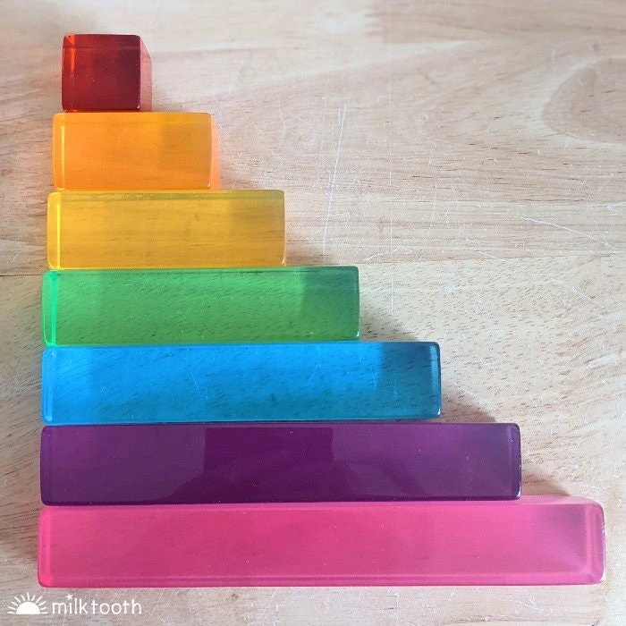 Papoose | Lucite Stepped Rods | 7 Pieces 4 Papoose | Lucite Stepped Rods | 7 Pieces - Image 2