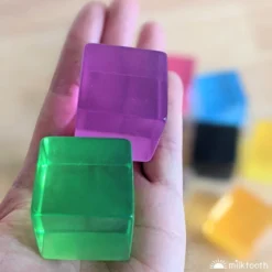 Papoose | Phatt Lucite Cubes | 10 Pieces With Tray -MILKTOOTH Sales Papoose Phatt Lucite Cubes 8