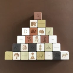 SABO Concept | Alphabet Blocks Olive -MILKTOOTH Sales SABO Concept Alphabet Blocks Olive