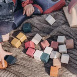 SABO Concept | Building Block Cubes Multi-Coloured -MILKTOOTH Sales SABO Concept Building Block Cubes Multi Coloured 2