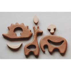 Tateplota | Mini Wooden Puzzle | Giraffe -MILKTOOTH Sales Tateplota Wooden Puzzle Elmer Elephant Giraffe Hedgehog f35d351e 754b 4c6c 99f7 d0666020d7eb