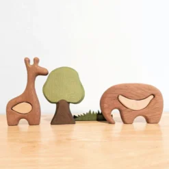 Tateplota | Mini Wooden Puzzle | Giraffe -MILKTOOTH Sales Tateplota Wooden Puzzle Elmer Elephant Mona Giraffe 3d05971e 2024 454e 98af 79e7f8060ca3