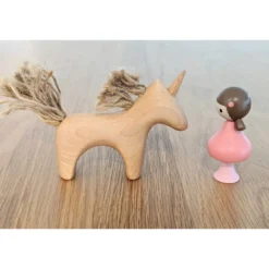 Tateplota | Wooden Toy | Unicorn -MILKTOOTH Sales Tateplota Wooden Toy Unicorn Madeleine CLiCQUES doll