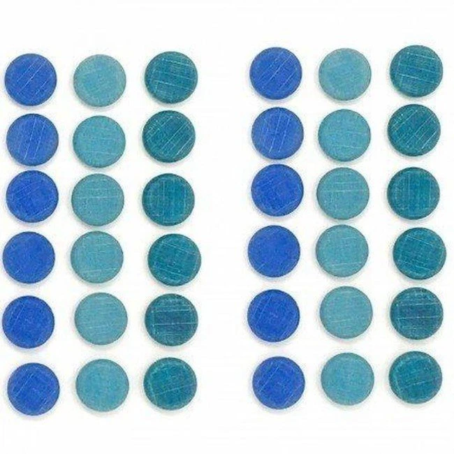 Grapat | Mandala | Blue Coins 36 Pieces 3 Grapat | Mandala | Blue Coins 36 Pieces