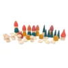 Grapat | Nins Tomten 2 Grapat | Nins Tomten -MILKTOOTH Sales grapat nins tomten set wooden toy set