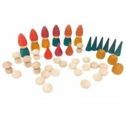 Grapat | Nins Tomten -MILKTOOTH Sales grapat nins tomten set wooden toy set 3
