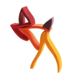 Grimm's | Stacking Fire Large 8 Grimm's | Stacking Fire Large -MILKTOOTH Sales grimms stacking fire medium wooden toy 3