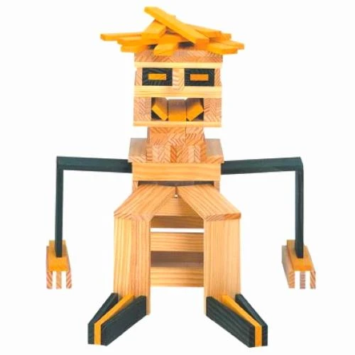 KAPLA | Wooden Building Planks | 40 Squares | Yellow 10 KAPLA | Wooden Building Planks | 40 Squares | Yellow - Image 8