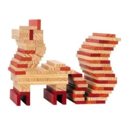 KAPLA | Wooden Building Planks | 40 Squares | Orange -MILKTOOTH Sales kapla wooden toy building planks book red orange colours 3 ea9b782b cfdb 4102 8e37 476caa1f8d34