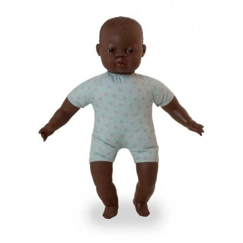 Miniland | Soft Bodied Baby Doll 40cm | African 4 Miniland | Soft Bodied Baby Doll 40cm | African - Image 2