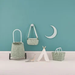 Olli Ella | Minichari Bag | Mint -MILKTOOTH Sales olli ella mint luggy minichari piki basket 6ea7ca13 a71e 4bd5 bad7 f16c043f2e4e