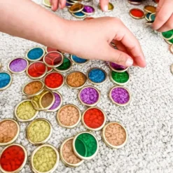 Learn & Grow | Metal-Rimmed Counting Chips 19 Learn & Grow | Metal-Rimmed Counting Chips -MILKTOOTH Sales playdaysinperth for Milk Tooth Learn and Grow Metal Rimmed Counting Chips 3