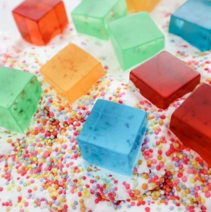 Papoose | Lucite Cubes 16 Bright Blocks With Tray 12 Papoose | Lucite Cubes 16 Bright Blocks With Tray - Image 10