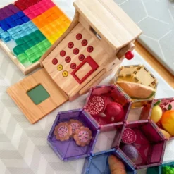 Bauspiel | Lucite Cubes | 100 Blocks With Tray -MILKTOOTH Sales zo.and .sunny for milk tooth drewart cash register bauspiel lucite cubes connetix 7b88a9f8 89b9 454f 8516 6304093905c1